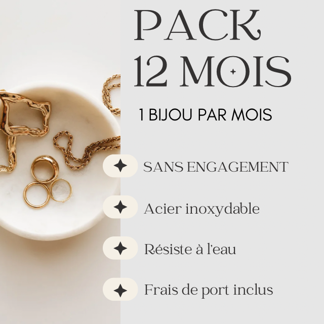 Pack 12 mois 