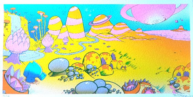 Sérigraphie Wolfiland