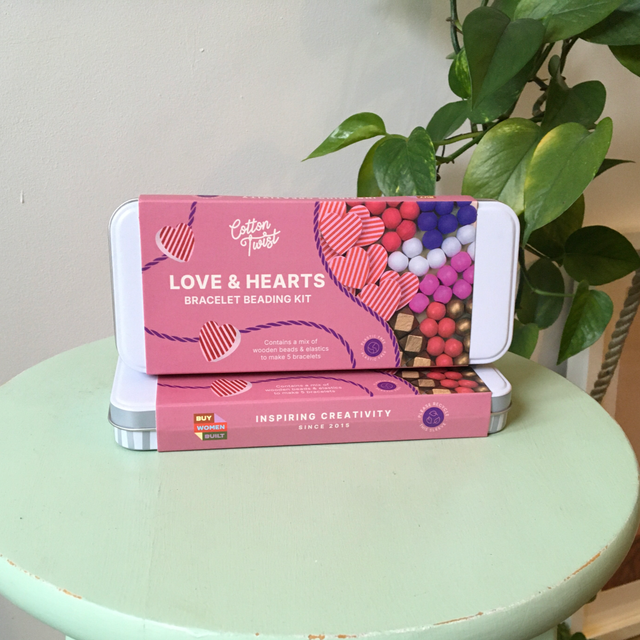 Cotton Twist ~ Love &amp; Hearts Bracelet Beading Kit
