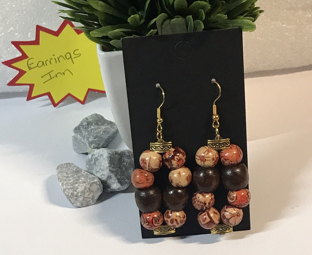 Brown  Dangling Earrings- BRDE55