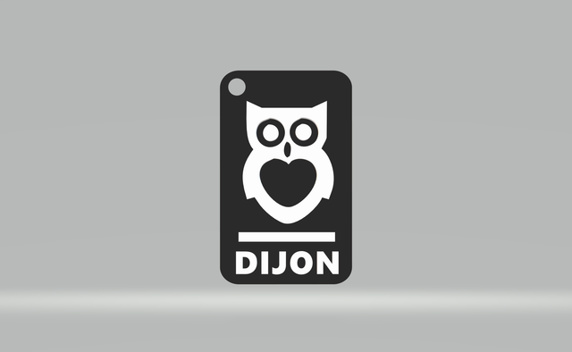 Porte clé saphichouette noir