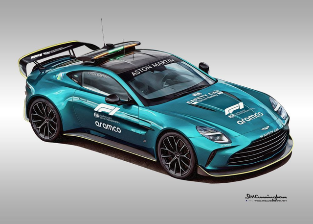 C251107 Aston Martin Vantage Safety Car F1 2025