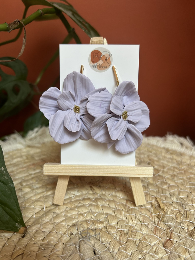 Boucles d’oreilles fleurs