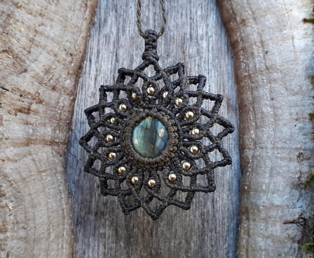 Collier mandala • labradorite
