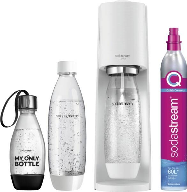 Sodastream Sodagerät Terra Vorteilspack weiß Weiss