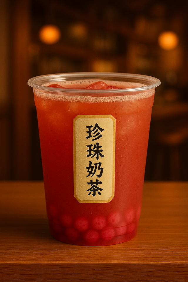 Bubble Tea Fraise