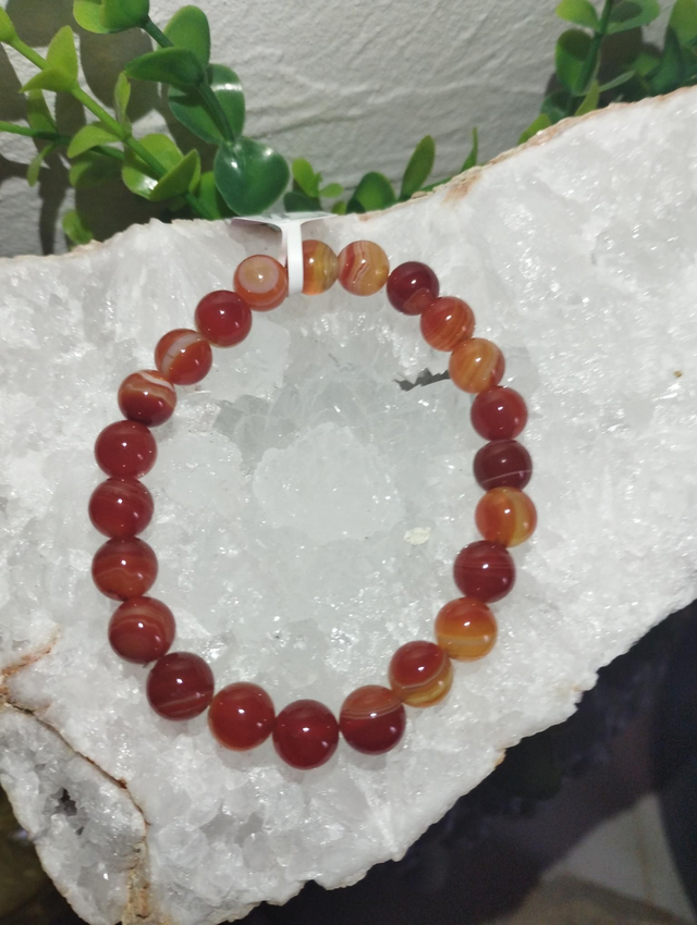 Bracelet Cornaline 8mm