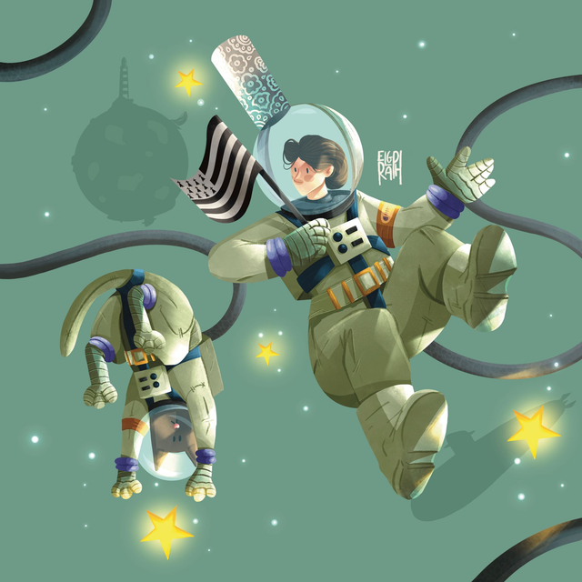 La Bigounaute et son chastronaute