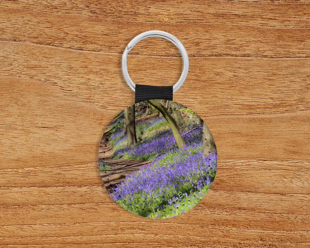 “Bluebell Woodland” Keyring 