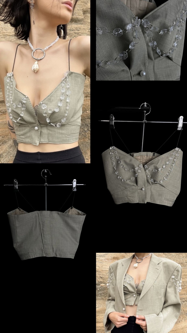 Bustier Upcycled - Lucien(ne) M