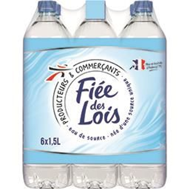 Eau FDL 1.5L X6 - Lot de 6 packs
