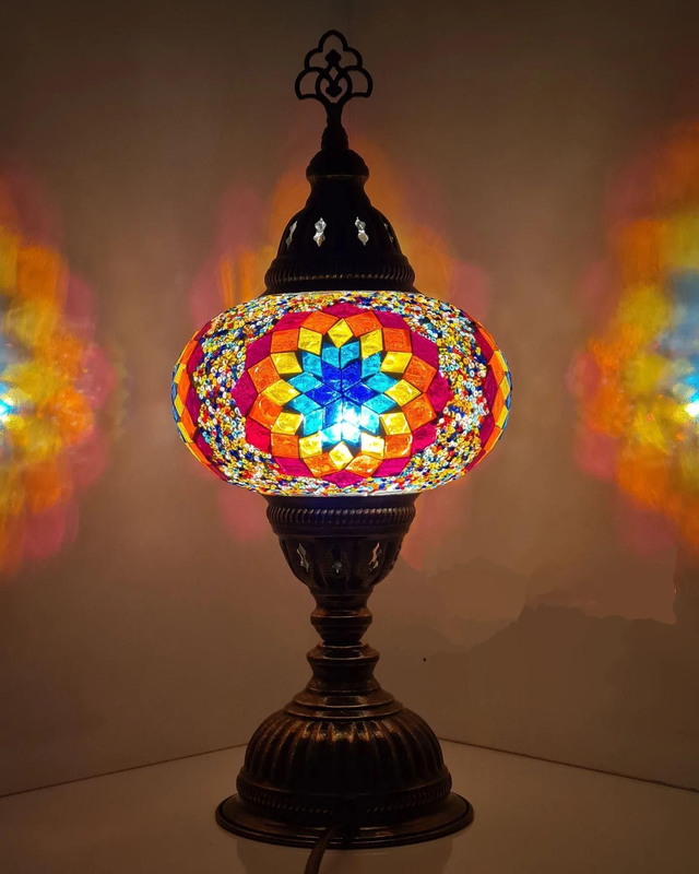 Large Mosaic Table Lamp