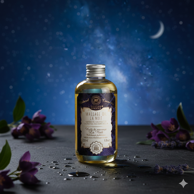 Saules Olio da Massaggio Naturale La Nuit
