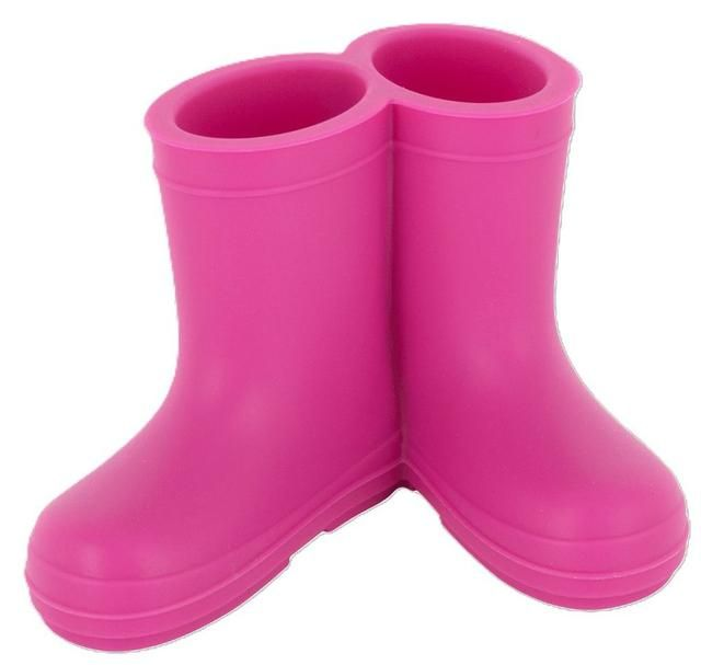 Pylones Toothbrush Holder, Boots, Pink