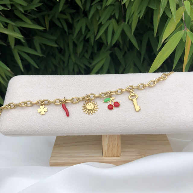 Cherry* bracelet breloques 