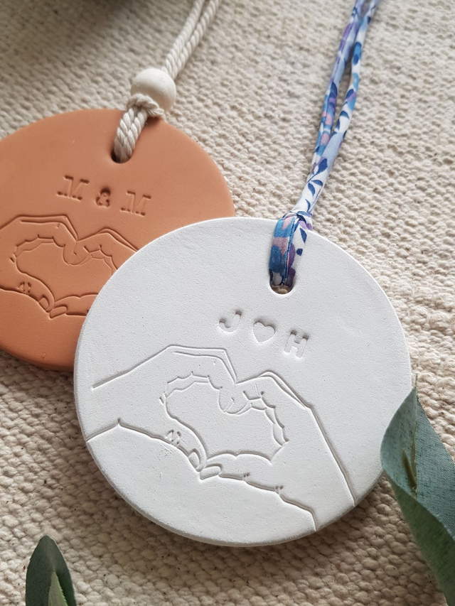 COEUR AVEC LES DOIGTS 2 - personnalisable