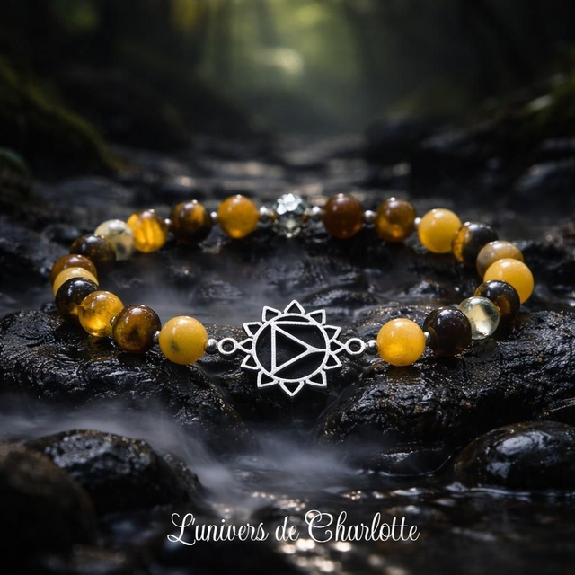 Bracelet 3 "Manipura" - Chakra du plexus solaire - CH03