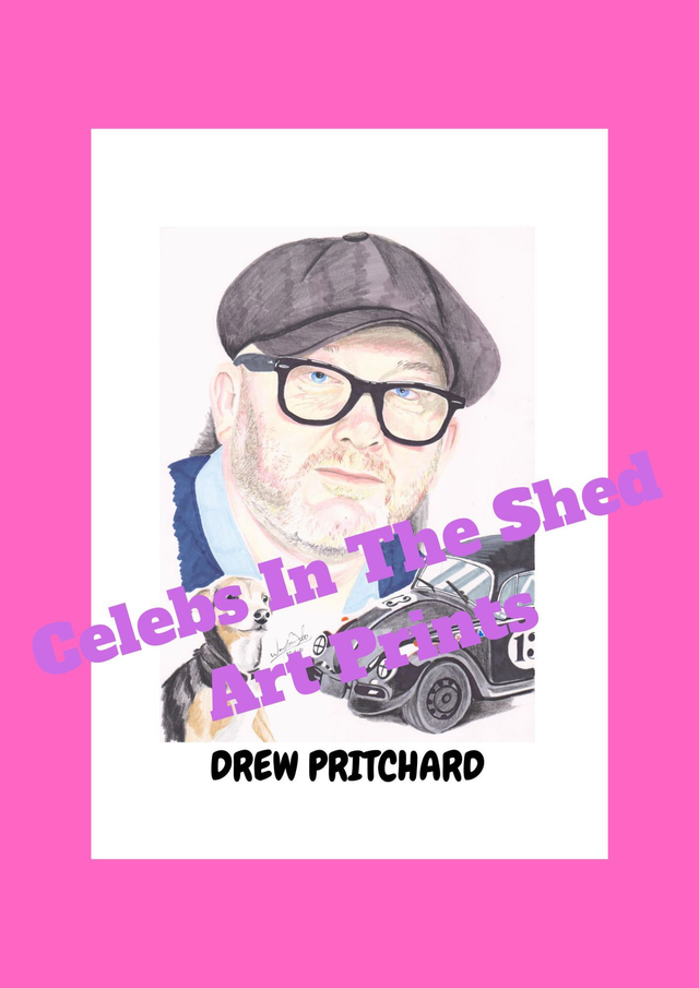 Drew Pritchard Limited Edition A5 Portrait Drawing Print