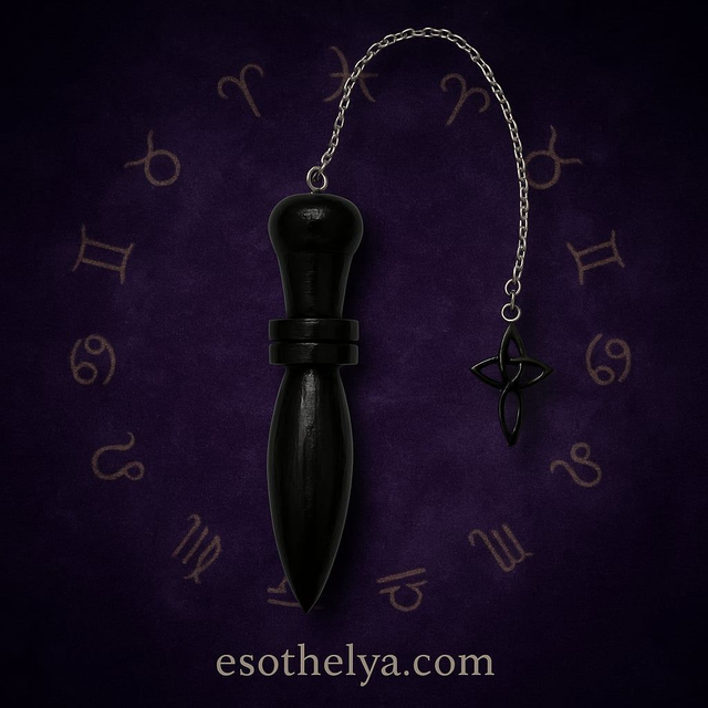 Pendule 20 en bois de cerisier