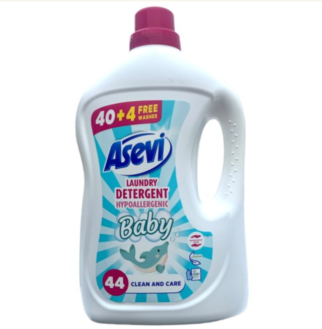 Asevi Laundry Detergent Wash Gel 44 Wash - Baby 