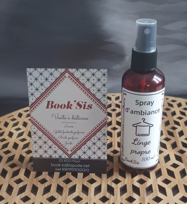 Spray d'ambiance " Linge propre "