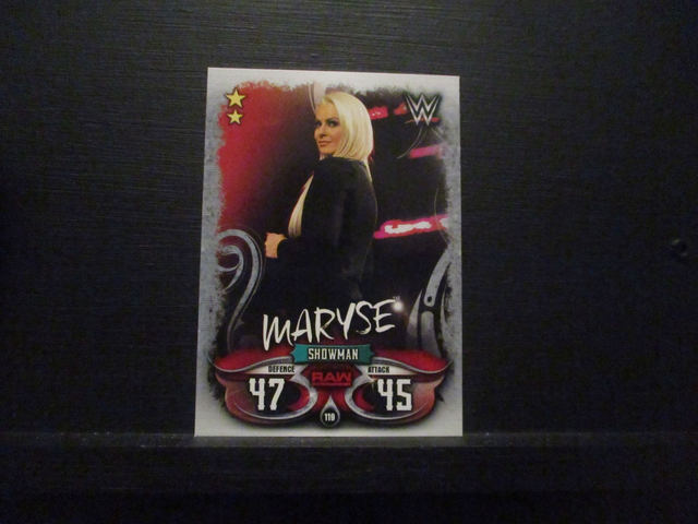 Maryse - Raw Slam Attax Live Original Trading Card #119