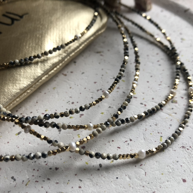 Collier Jaspe Dalmatien 