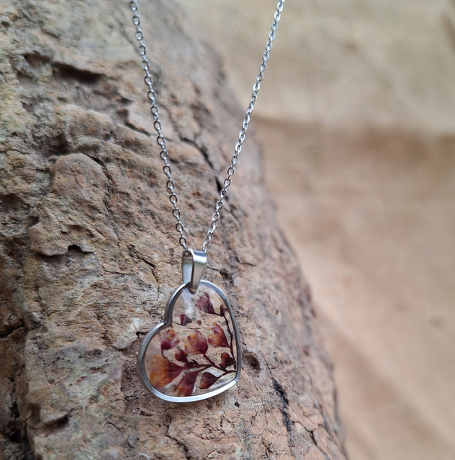 Collier joli cœur ♡ argenté