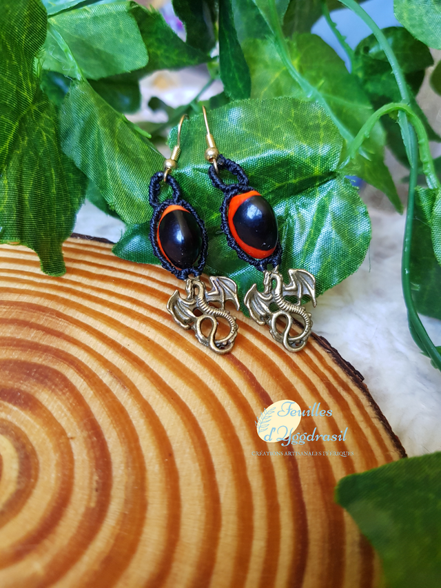 Boucles d&#039;Oreilles &quot;Bloody Dragon