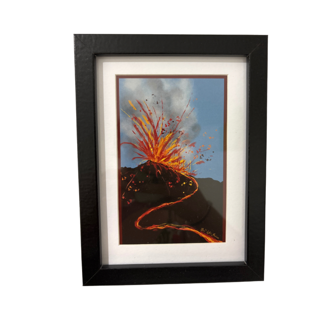 Carte postale - Le volcan