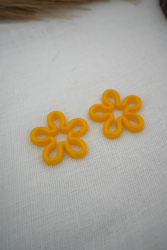 Grandes pampilles jaunes