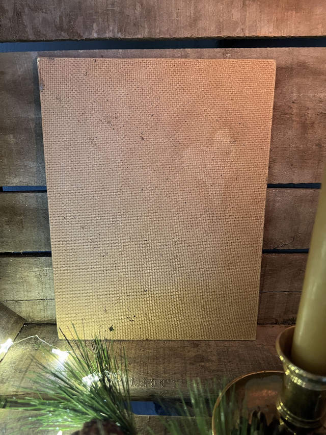 LISIANTHUS - La petite peinture à l'huile sur plaque de bois