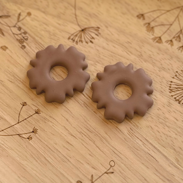 Pampilles grosse fleurs (Fushia)