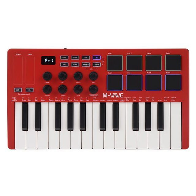 M-Vave SMK-25 bluetooth midi-keyboard