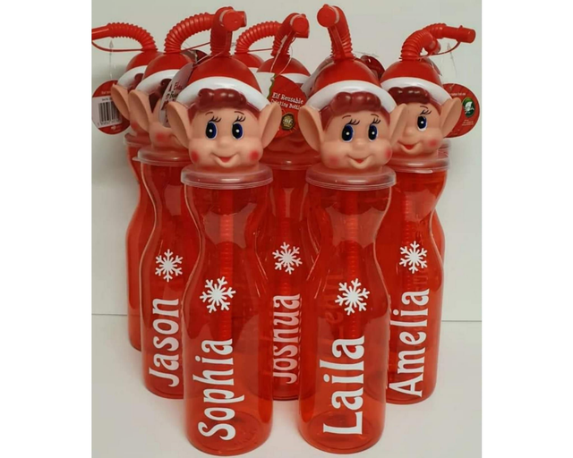 Elf Personalised bottle