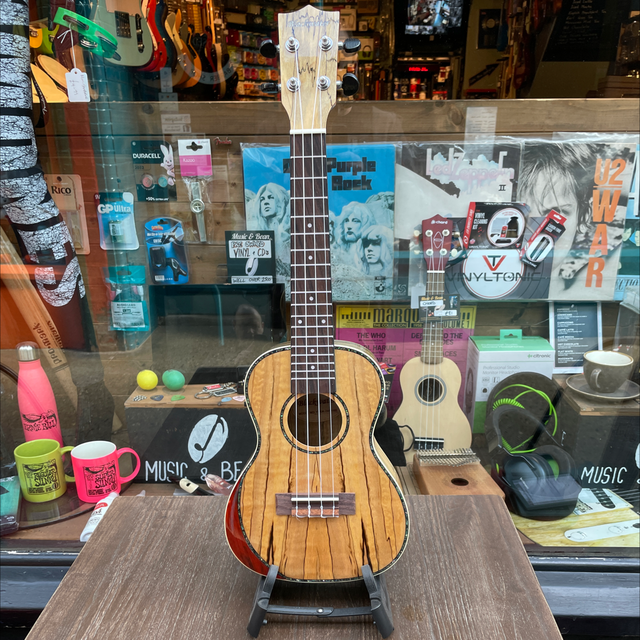 Blackwater Concert Ukulele with EQ - Spalted Maple (Version 2)