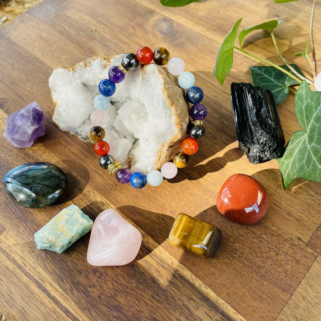 BRACELET 7 CHAKRAS  🔮🌊💧🌸🌼🔥🌺