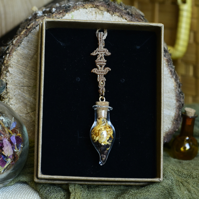 talisman totem calendula, cacao & quartz