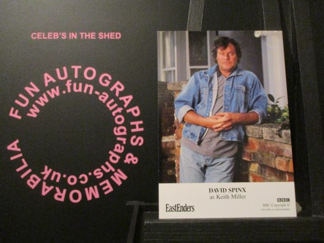 David Spinx (Keith Miller) Original EastEnders Cast Card
