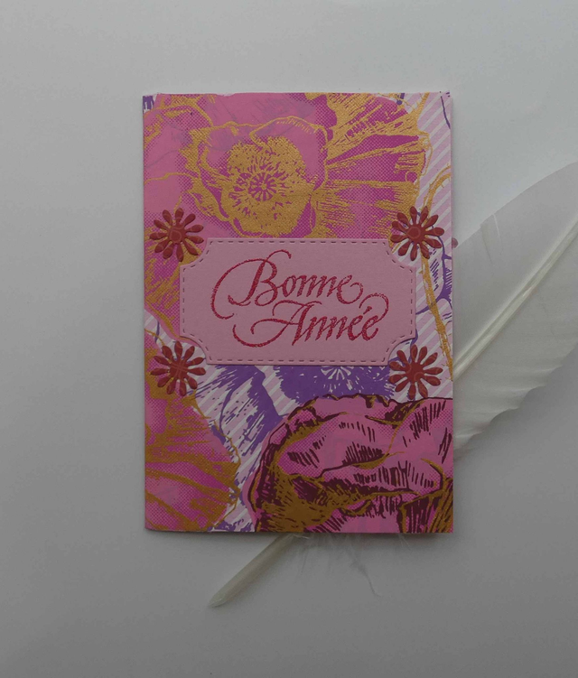 Bonne année fleurie