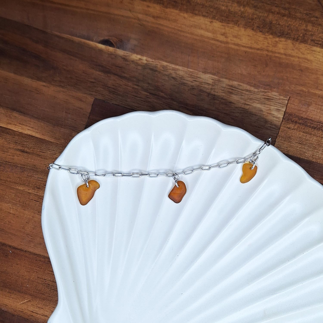 Bocca Orange - bracelet de plage en argent