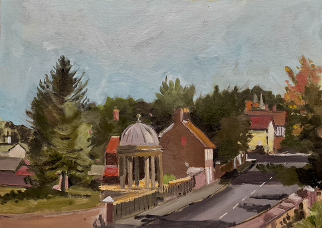 Sledmere from inside the house grounds