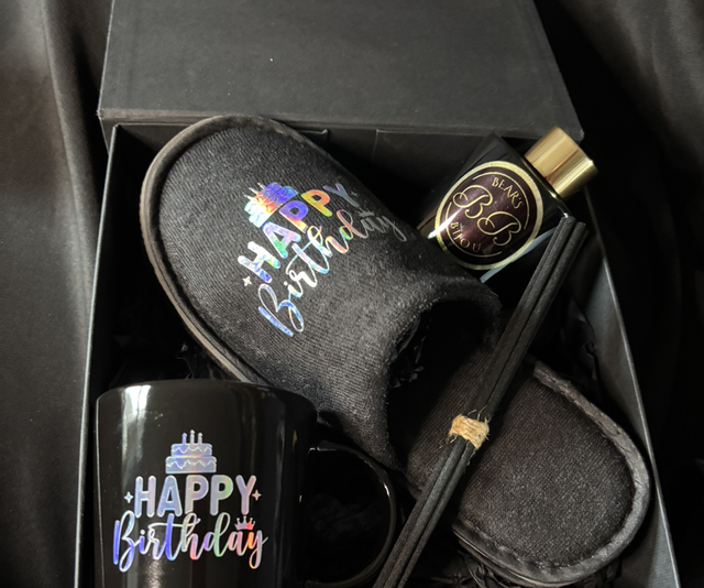 Birthday gift set with diffuser