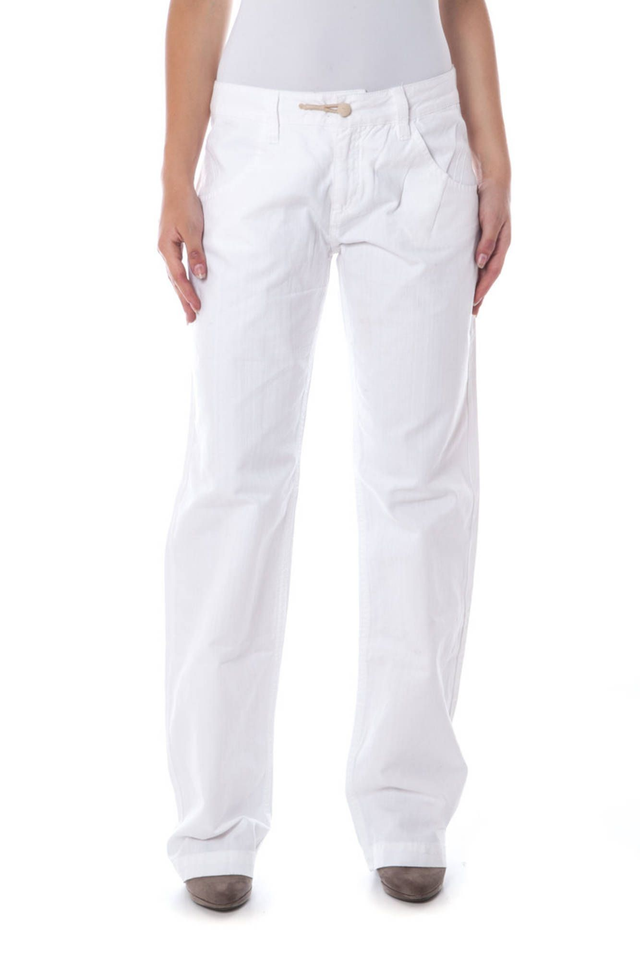 PHARD PANTALONE DONNA BIANCO