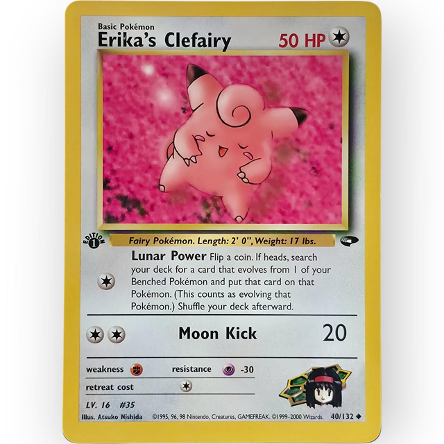 Erika's Clefairy 1st Edition | Gym Challenge #40 | Englisch