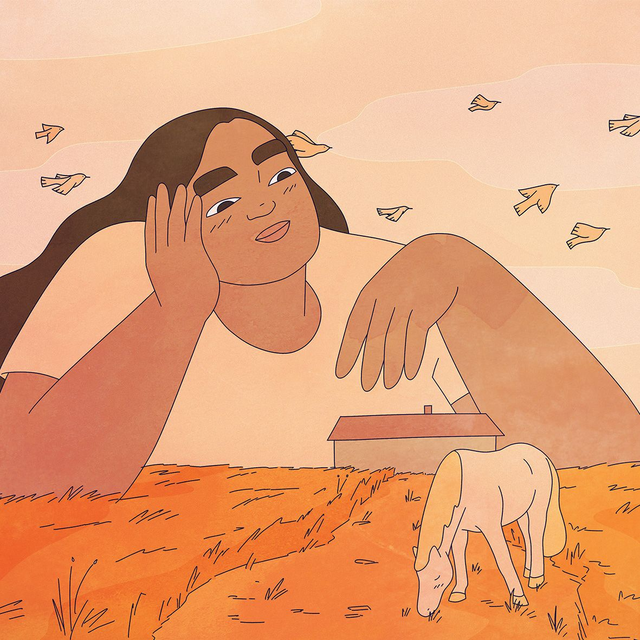 Illustration A6 - Campagne orange