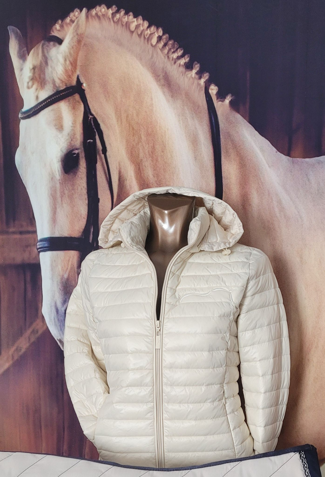 Doudoune Capuche femme légère Ivoire (A8)