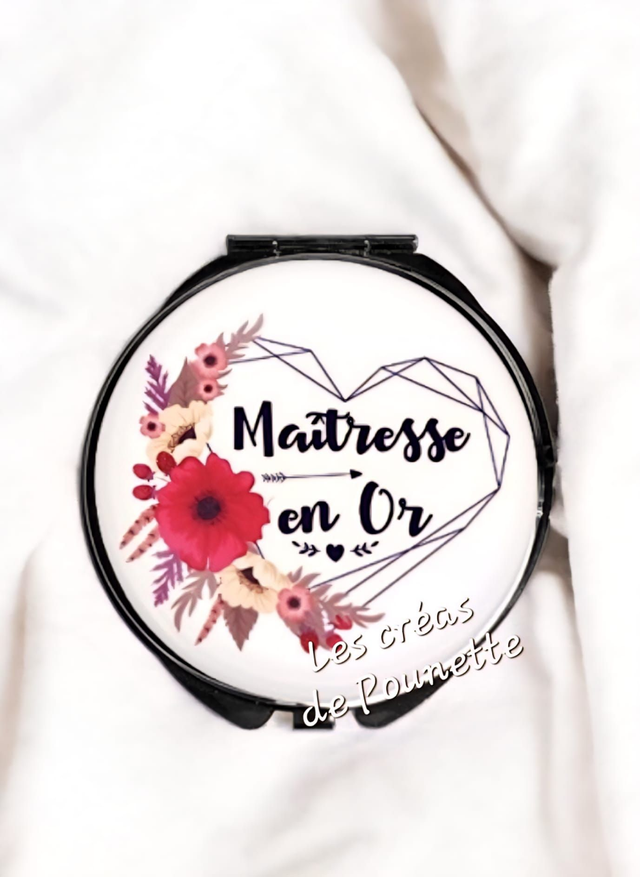 Miroir de poche à personnaliser