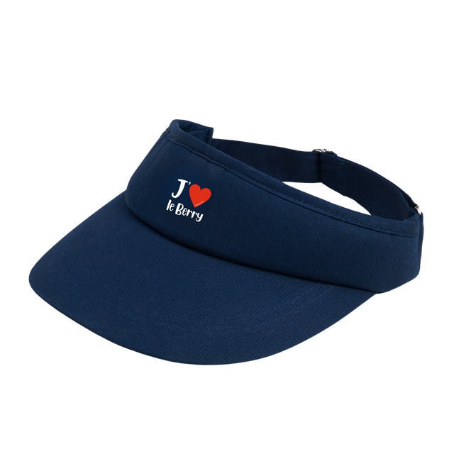 Visière 100% coton "J'aime le Berry"