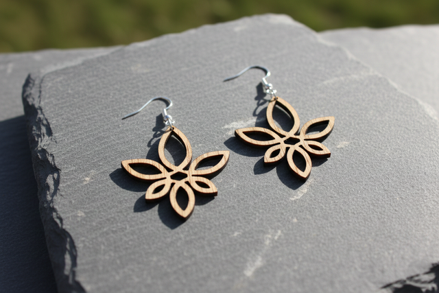BOUCLE D'OREILLE N°19 : Fleur
